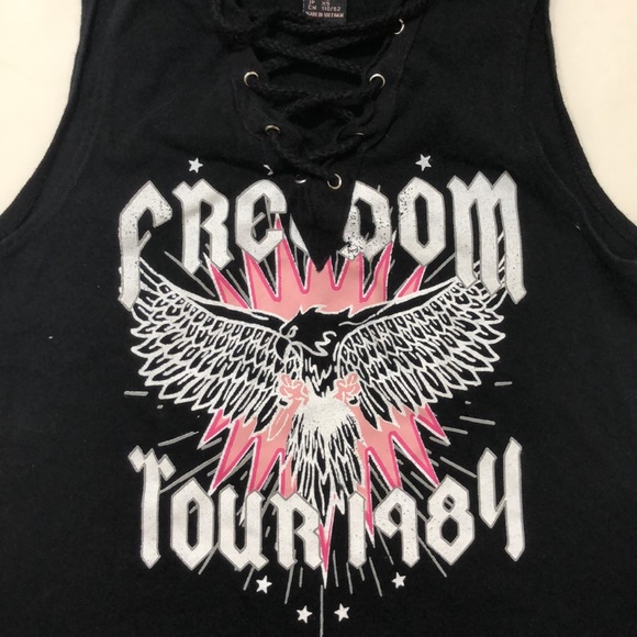 Forever 21 Girls Freedom Tour Lace Up Tank, 5/6 - Picture 3 of 7